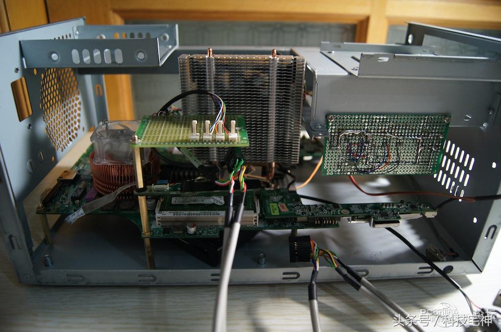 联想一体机拆机改台式电脑,旧联想笔记本改造小主机