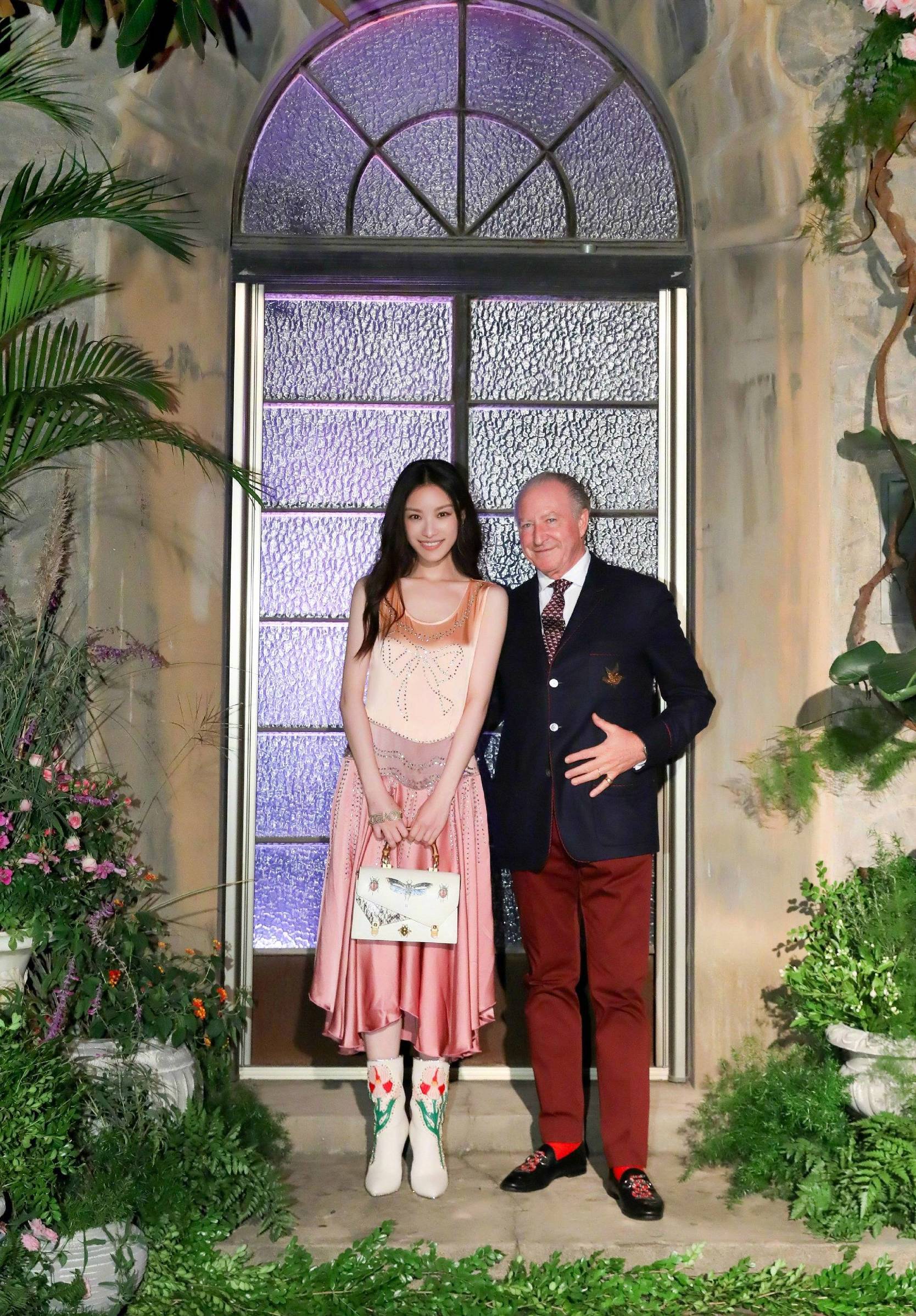 gucci最新款倪妮广告款,倪妮代言gucci穿搭