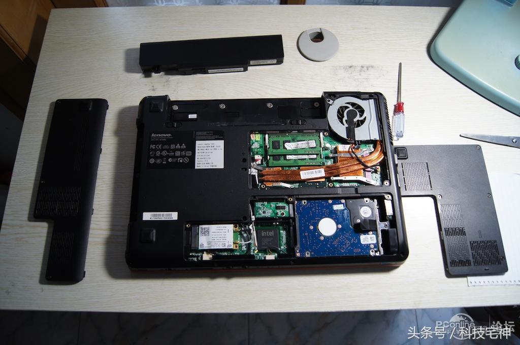 联想一体机拆机改台式电脑,旧联想笔记本改造小主机