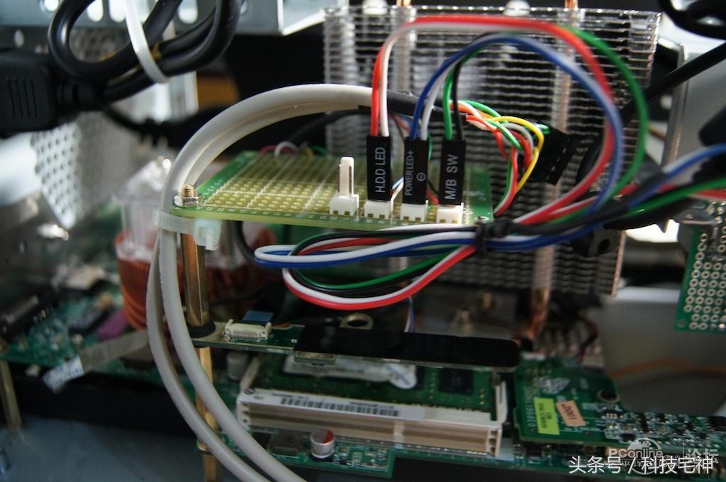 联想一体机拆机改台式电脑,旧联想笔记本改造小主机