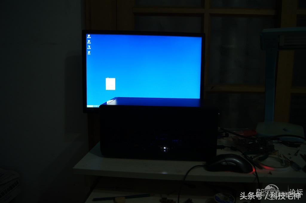 联想一体机拆机改台式电脑,旧联想笔记本改造小主机