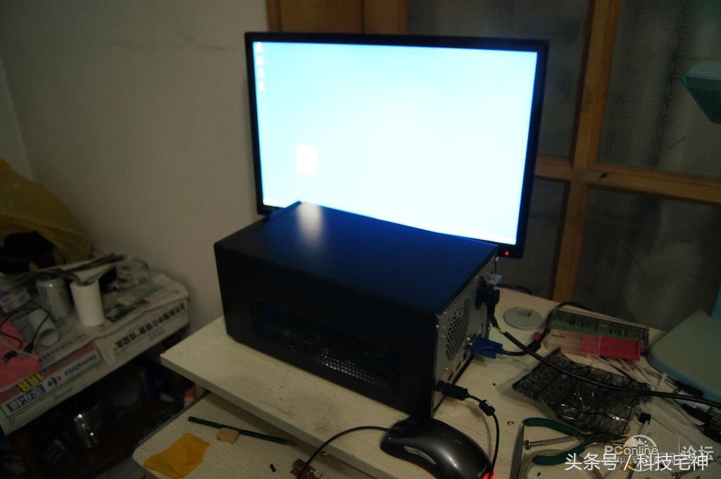 联想一体机拆机改台式电脑,旧联想笔记本改造小主机