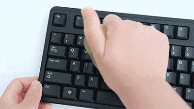 键盘手汗弄得黏黏的怎么清洁,键盘清洁妙招