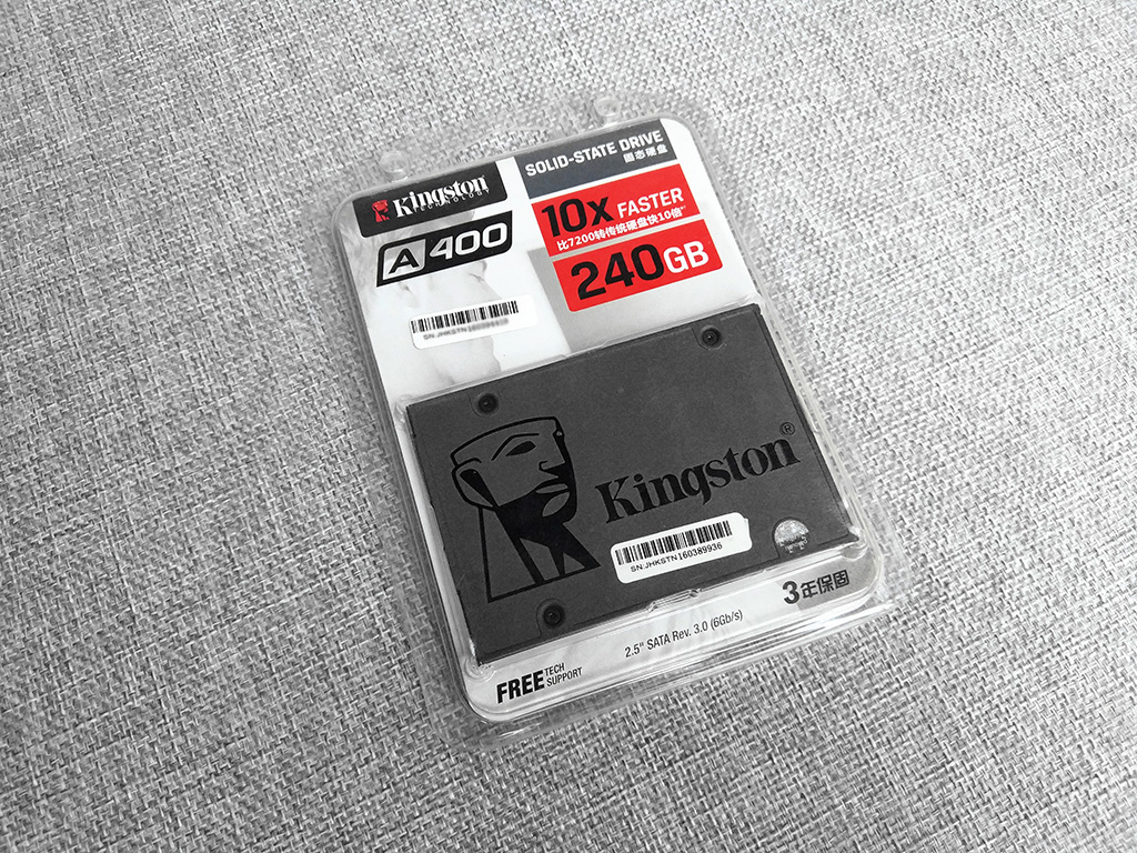 离7秒开机只有一块SSD的距离！金士顿A400240G固态硬盘对比体验