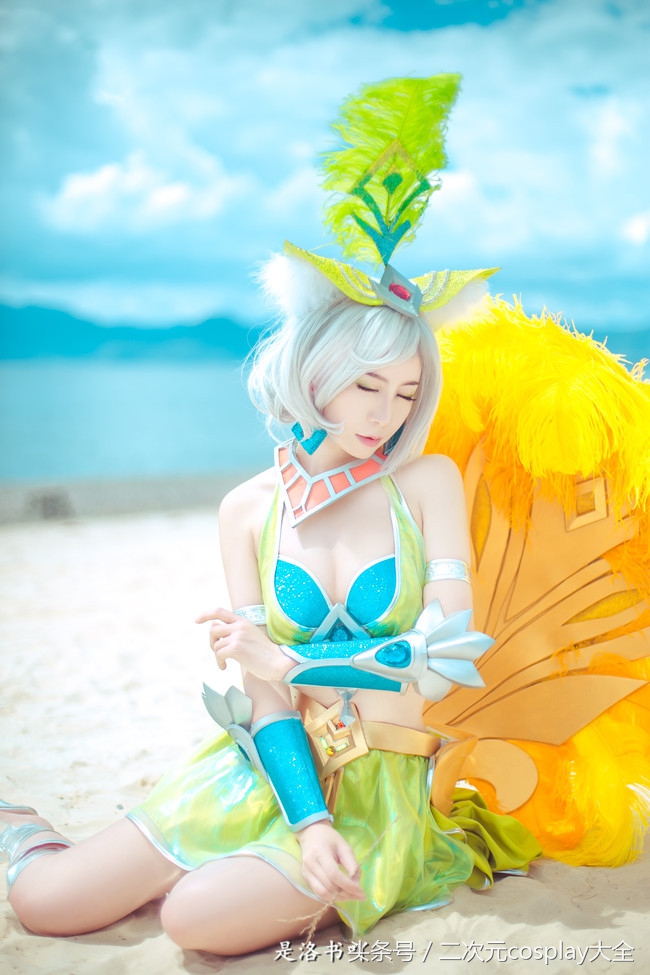 美女小姐姐cos妲己热情桑巴,王者荣耀夏日游戏节妲己cos