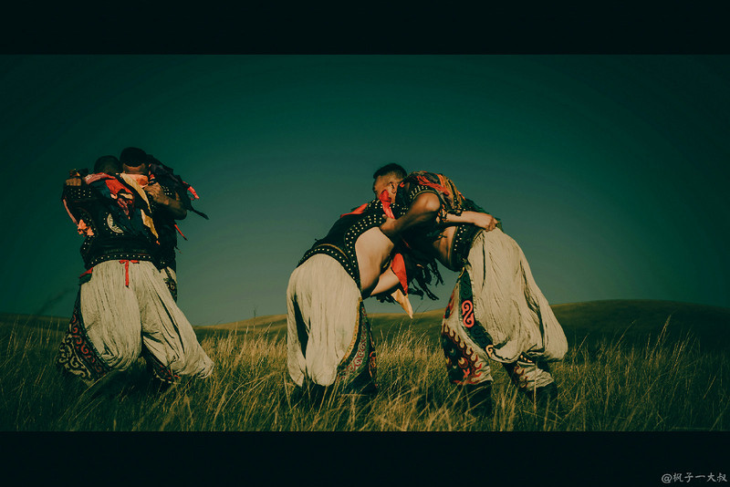 草原金秋美景图片,蓝天白云大草原的美图