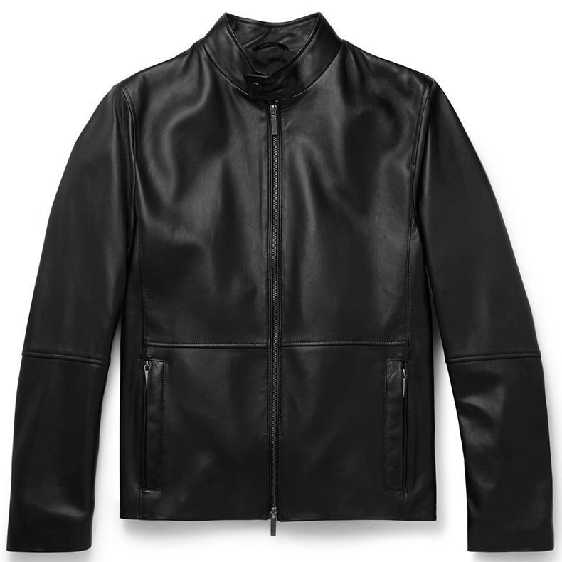 gq皮夹克怎么穿,gq复古搭配