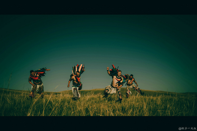 草原金秋美景图片,蓝天白云大草原的美图