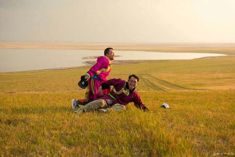 草原金秋美景图片,蓝天白云大草原的美图