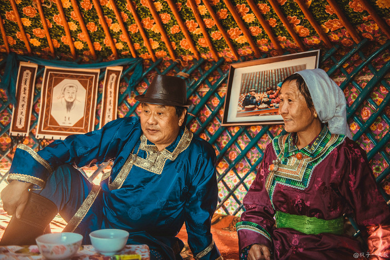 草原金秋美景图片,蓝天白云大草原的美图