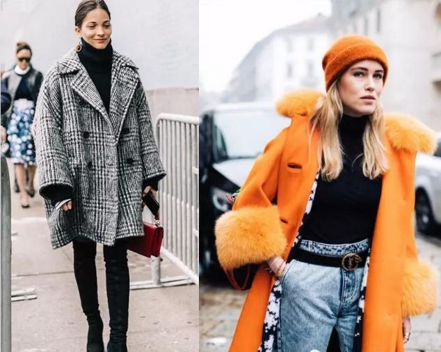 秋冬毛衣穿搭中性风高级感,打底毛衣女加绒秋冬半高领