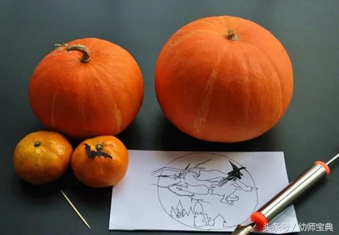 万圣节南瓜手工制作,万圣节幼儿园手工南瓜