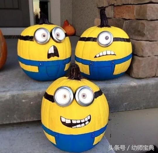 万圣节南瓜手工制作,万圣节幼儿园手工南瓜