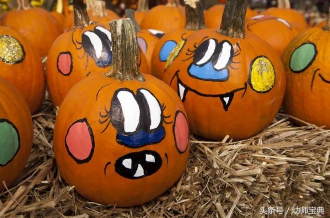 万圣节南瓜手工制作,万圣节幼儿园手工南瓜