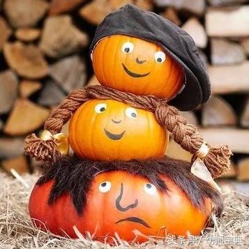 万圣节南瓜手工制作,万圣节幼儿园手工南瓜