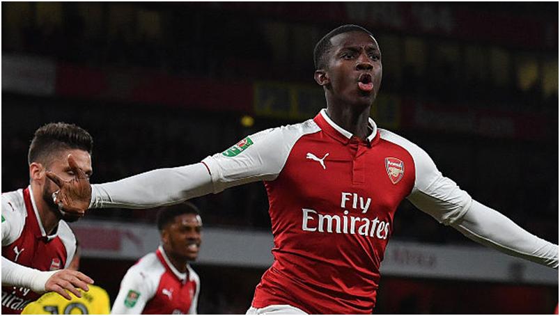 英联杯比赛中炸裂酋长球场的枪手新星:恩凯蒂亚?!