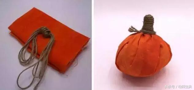 万圣节南瓜手工制作,万圣节幼儿园手工南瓜