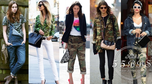 为了吸引宋老公我把所有迷彩单品都穿了个遍！