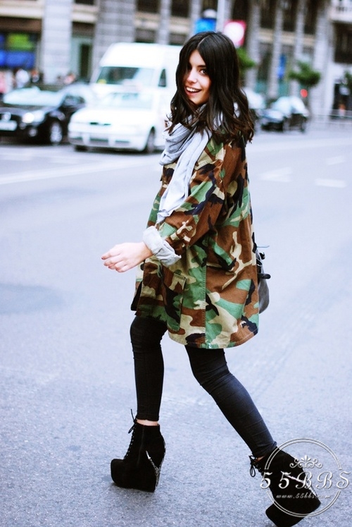 为了吸引宋老公我把所有迷彩单品都穿了个遍！