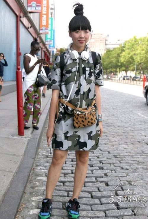 为了吸引宋老公我把所有迷彩单品都穿了个遍！