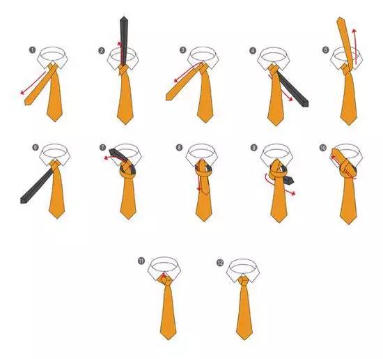 男生和女友必学的领带打法,妻子的必修课