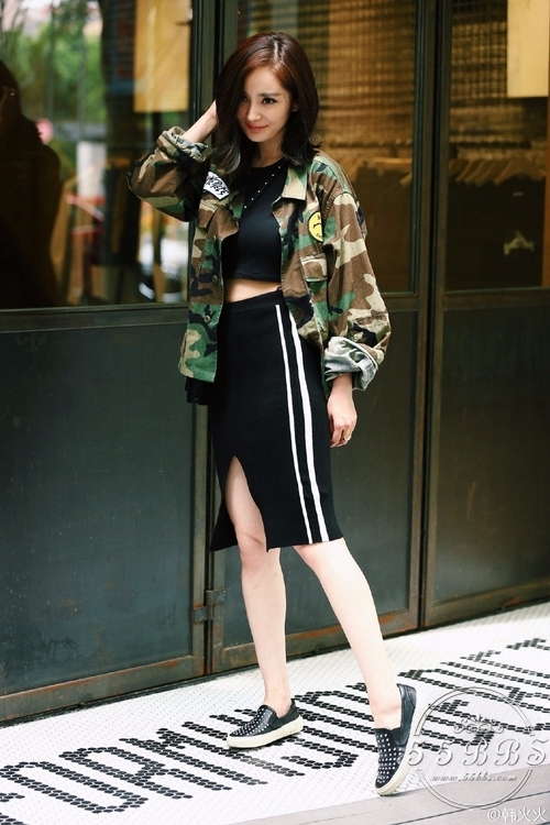 为了吸引宋老公我把所有迷彩单品都穿了个遍！