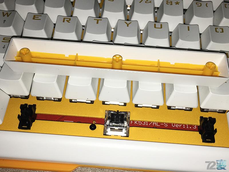 贱驴612机械键盘有线黑轴,贱驴612蹄子键盘拆解