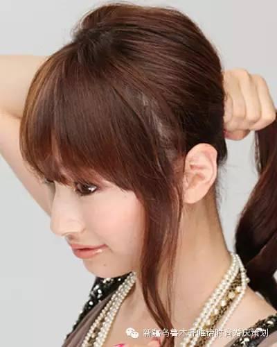 简单气质伴娘发型高丸子头,伴娘发型简单漂亮大气方脸齐刘海