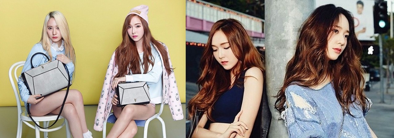 韩国郑氏姐妹,jessicakrystal郑氏姐妹机场look