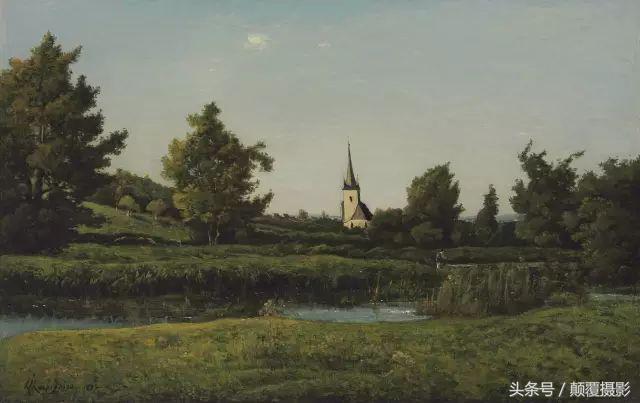 风景油画作品欣赏,如何评价外国的风景油画