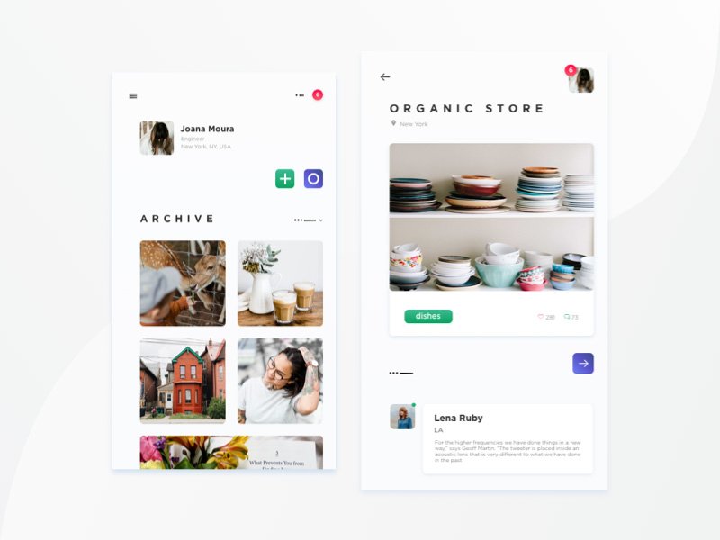 或许能你让灵感爆发的一组图片社交AppUI设计作品欣赏