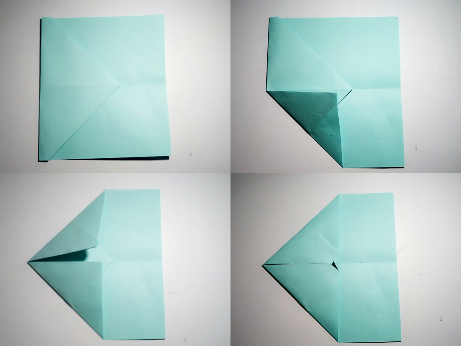 纸飞机童年叠法,童年100款纸飞机慢动作教程