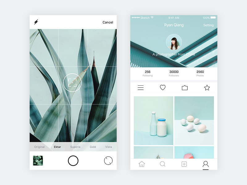 或许能你让灵感爆发的一组图片社交AppUI设计作品欣赏