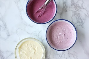 超简单蓝莓冻芝士蛋糕,不用烤的蓝莓芝士蛋糕