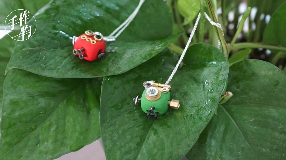 手工制作娇小可爱的软陶小机器人——图文分解