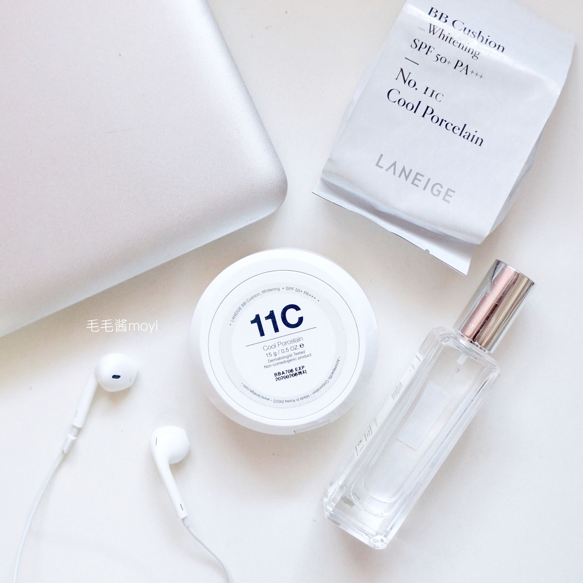 兰芝小白光气垫和bb霜,兰芝美白聚光气垫bb霜