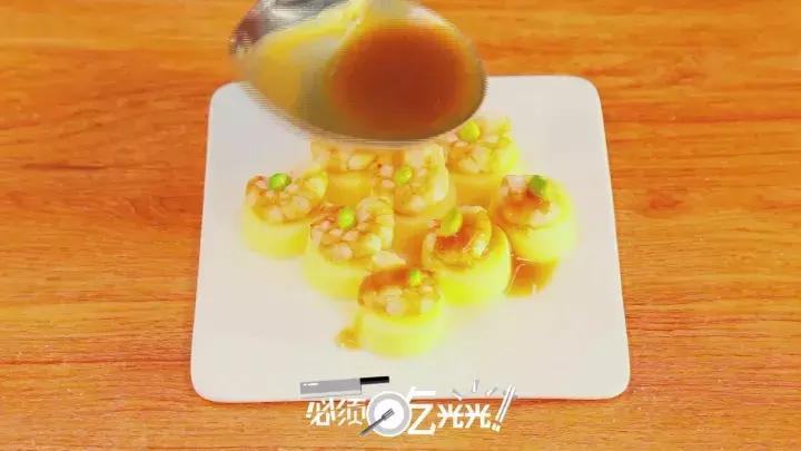 玉子豆腐烧虾仁正宗做法,鲜虾玉子烧正宗做法