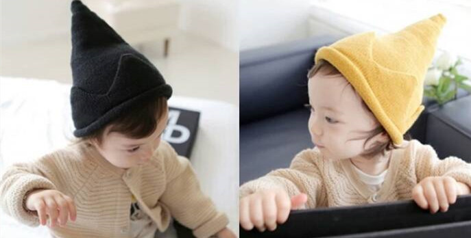 超级超级萌的宝宝帽,洋气超萌的女宝宝帽