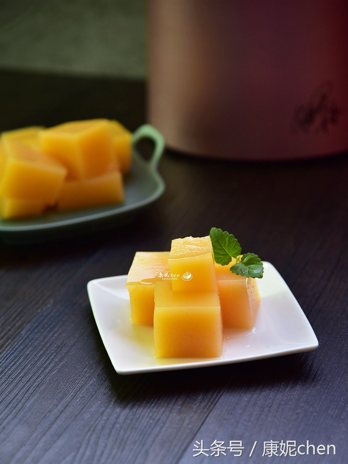 彩色皮冻制作方法视频,彩色皮冻做法