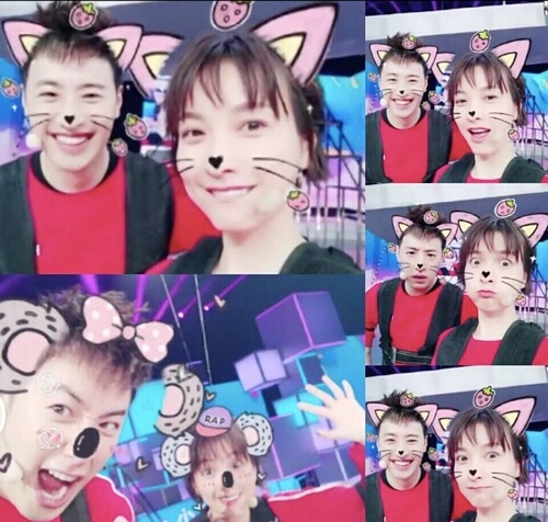 海涛快乐家族再聚首,快乐大本营海涛和潘玮柏表演直播