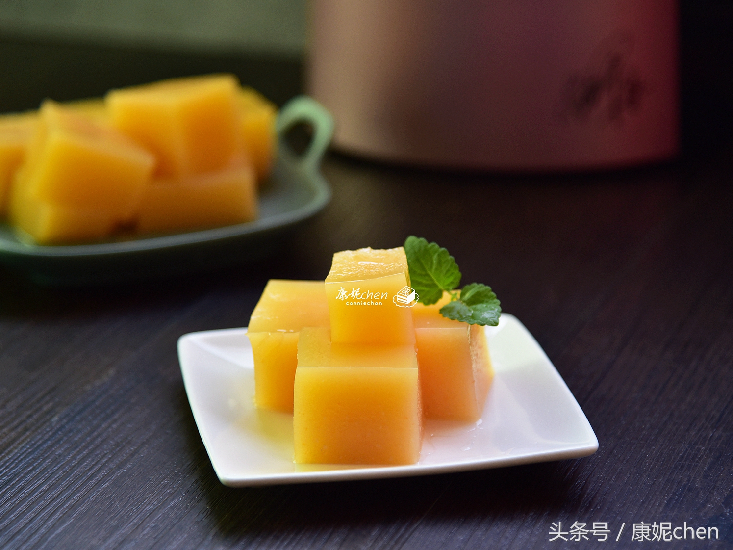 彩色皮冻制作方法视频,彩色皮冻做法