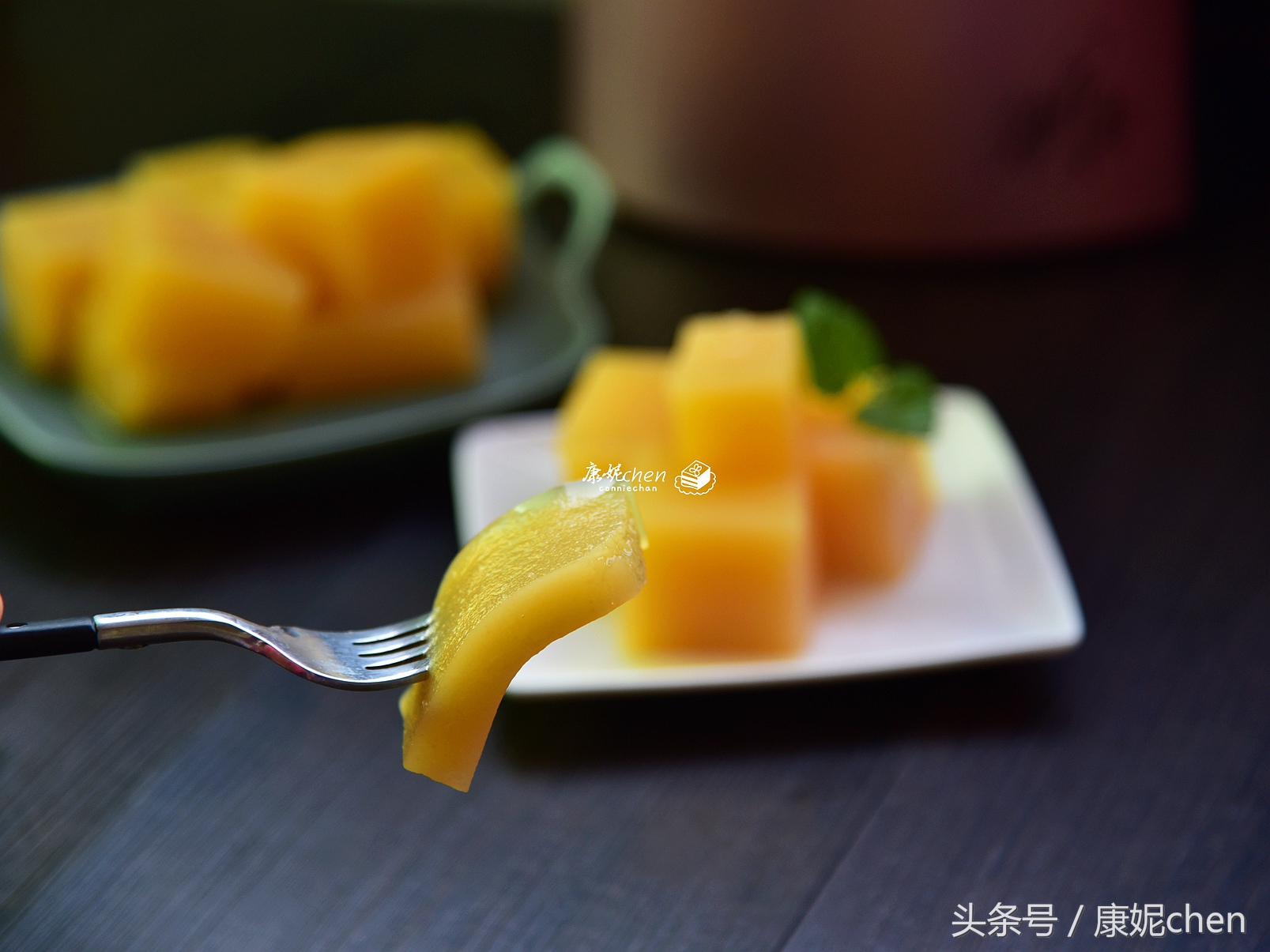 彩色皮冻制作方法视频,彩色皮冻做法