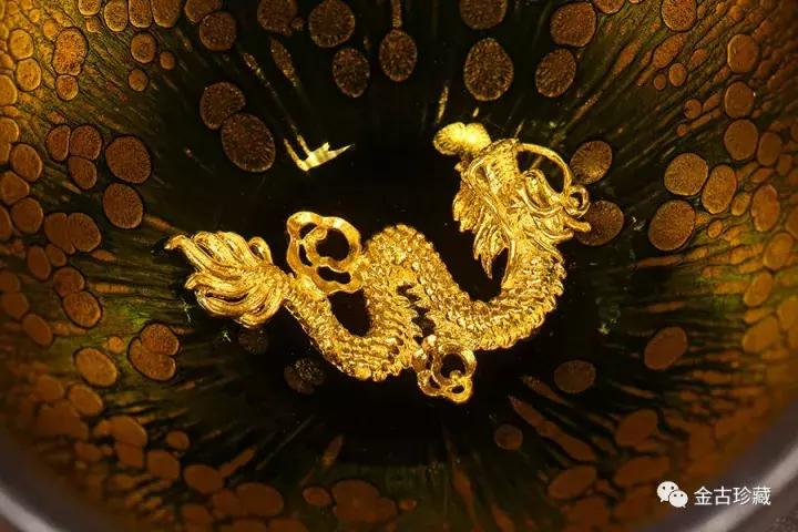 银油斑建盏,建盏鹧鸪斑和油滴斑区别