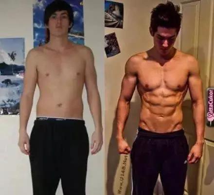 健美运动员停止健身一年后的样子,健美运动员减脂前后对比照