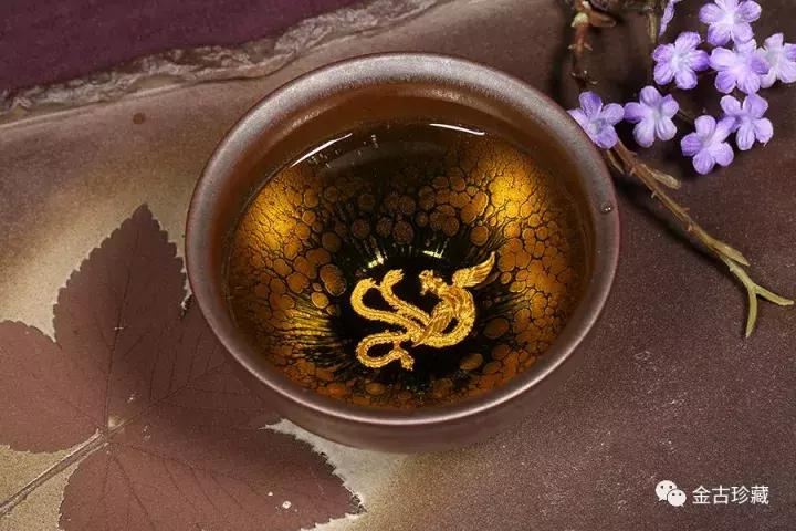 银油斑建盏,建盏鹧鸪斑和油滴斑区别