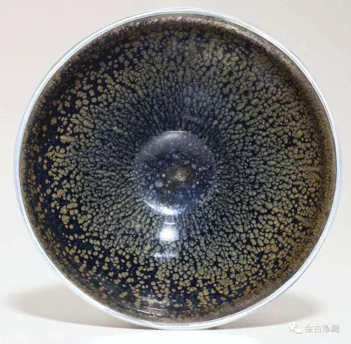 银油斑建盏,建盏鹧鸪斑和油滴斑区别