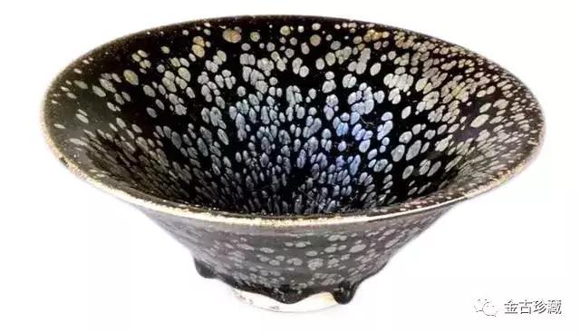 银油斑建盏,建盏鹧鸪斑和油滴斑区别