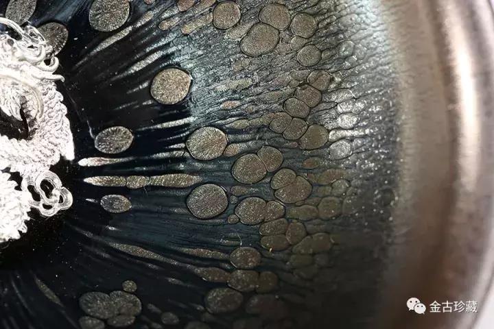 银油斑建盏,建盏鹧鸪斑和油滴斑区别