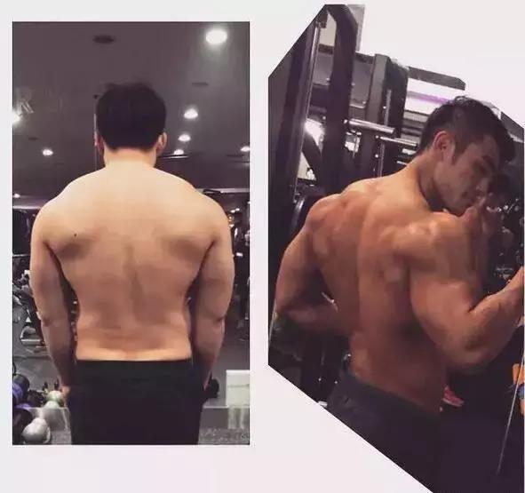 健美运动员停止健身一年后的样子,健美运动员减脂前后对比照