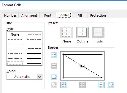 EXCEL斜线表头绘制,拆分单元格绘制斜线表头